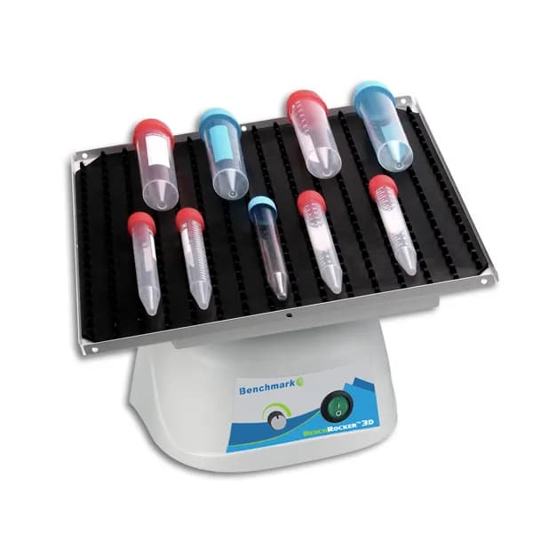 BenchRocker™ 3D Nutating Shaker, variable speed, 12"x12" platform with 2 mats, 230V